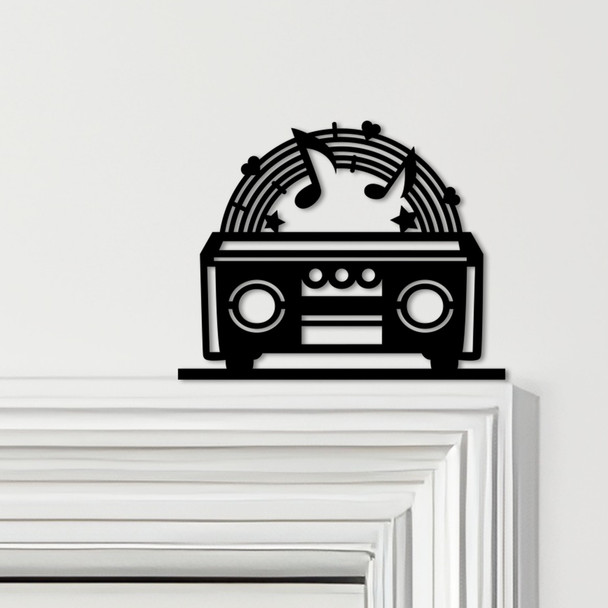 Door Topper Rainbow Stereo Music Various Colours Top Of Door Frame Decor Sign