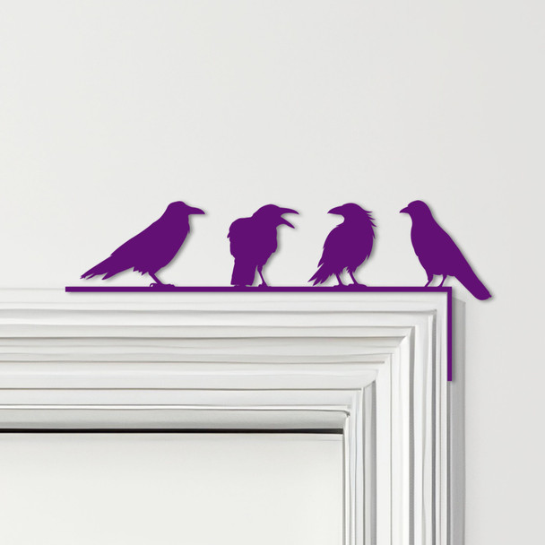 Door Topper Ravens Birds Various Colours Top Of Door Frame Decorative Sign Door Topper Ravens Birds Various Colours Top Of Door Frame Decorative Sign