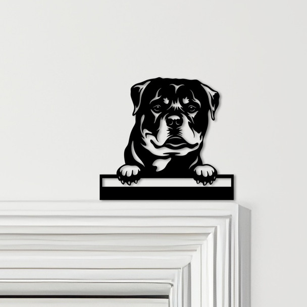 Door Topper Rottweiler Dog Various Colours Top Of Door Frame Decorative Sign