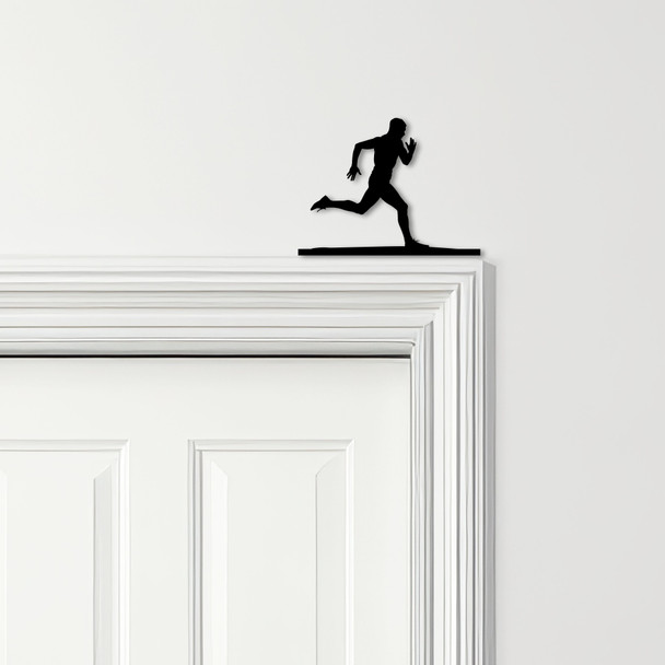 Door Topper Running Man Athletics Various Colours Top Of Door Frame Decor Sign