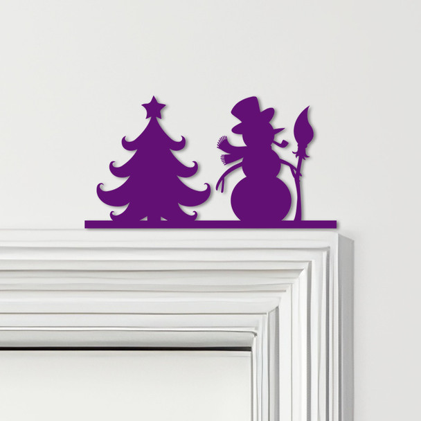 Door Topper Snowman Christmas Decor Tree Christmas Decor Various Colours Sign