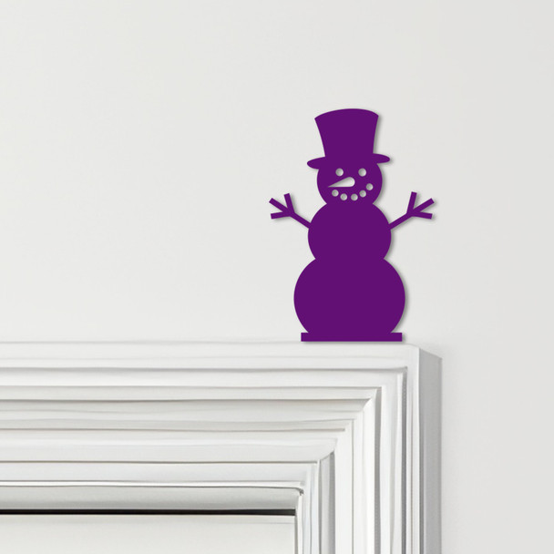 Door Topper Snowman Christmas Decor Various Colours Top Of Door Decorative Sign
