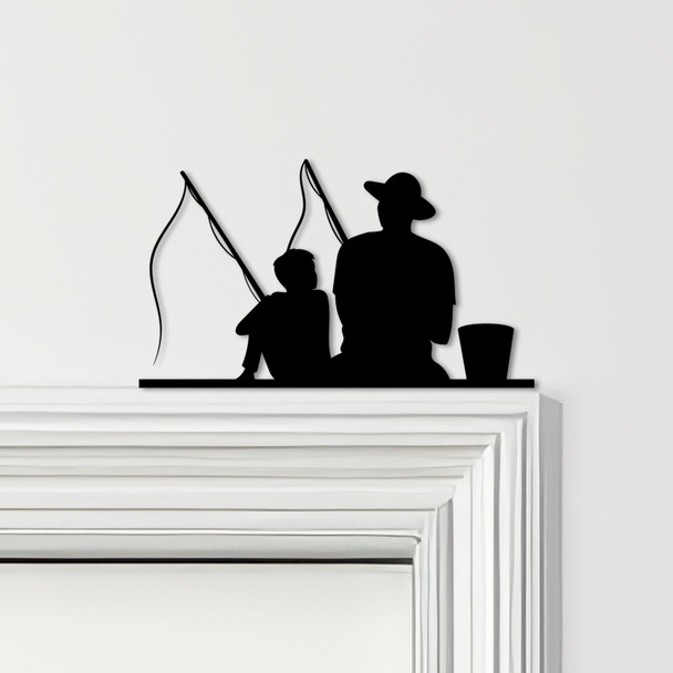 Door Topper Son Father Fishing Various Colours Top Of Door Frame Decorative Sign