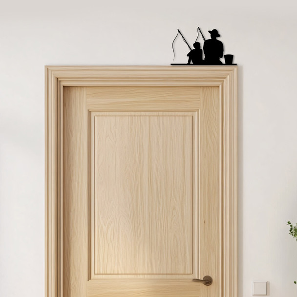 Door Topper Son Father Fishing Various Colours Top Of Door Frame Decorative Sign