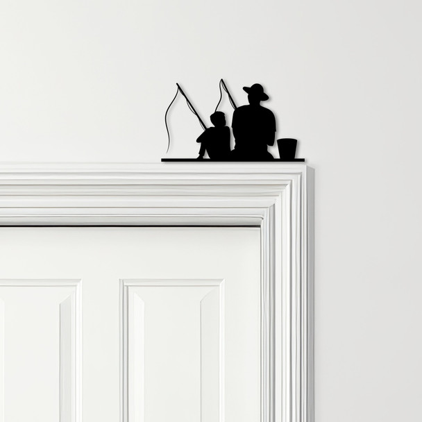 Door Topper Son Father Fishing Various Colours Top Of Door Frame Decorative Sign