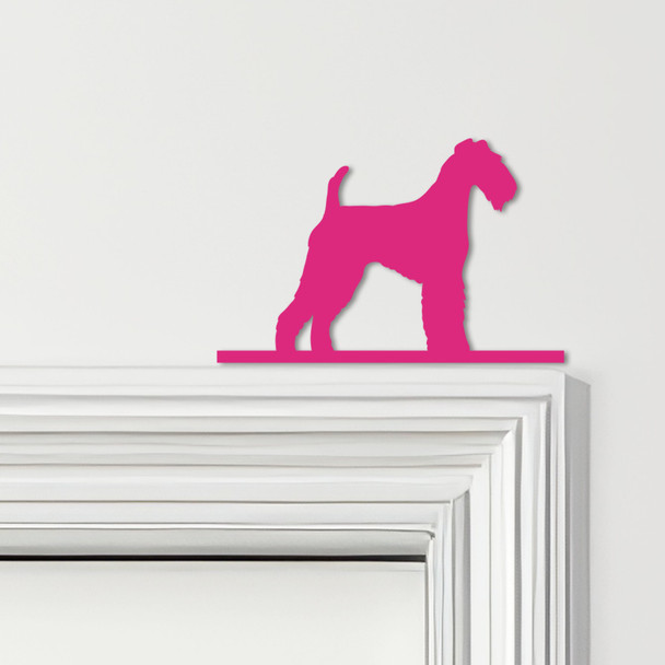 Door Topper Terrier Dog Various Colours Top Of Door Frame Decorative Sign
