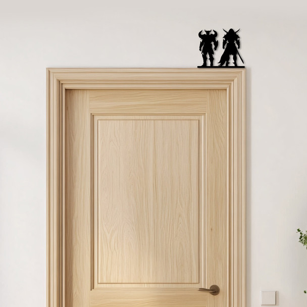 Door Topper Vikings Various Colours Top Of Door Frame Decorative Sign