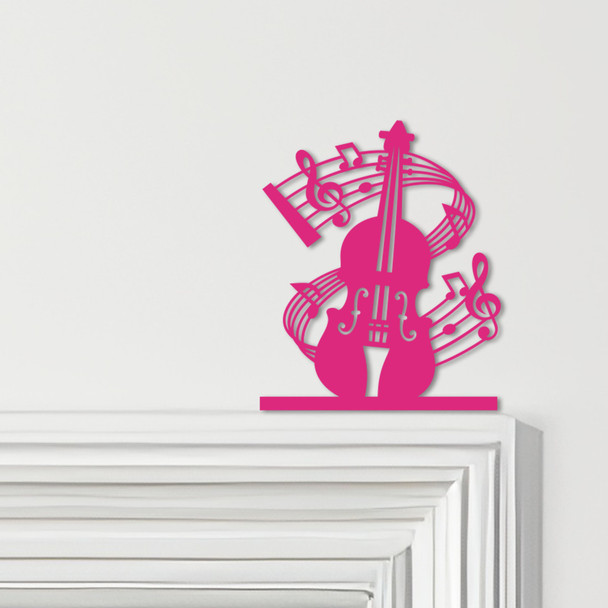 Door Topper Violin & Music Notes Various Colours Top Of Door Frame Decor Sign Door Topper Violin & Music Notes Various Colours Top Of Door Frame Decor Sign