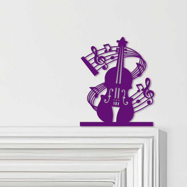 Door Topper Violin & Music Notes Various Colours Top Of Door Frame Decor Sign Door Topper Violin & Music Notes Various Colours Top Of Door Frame Decor Sign