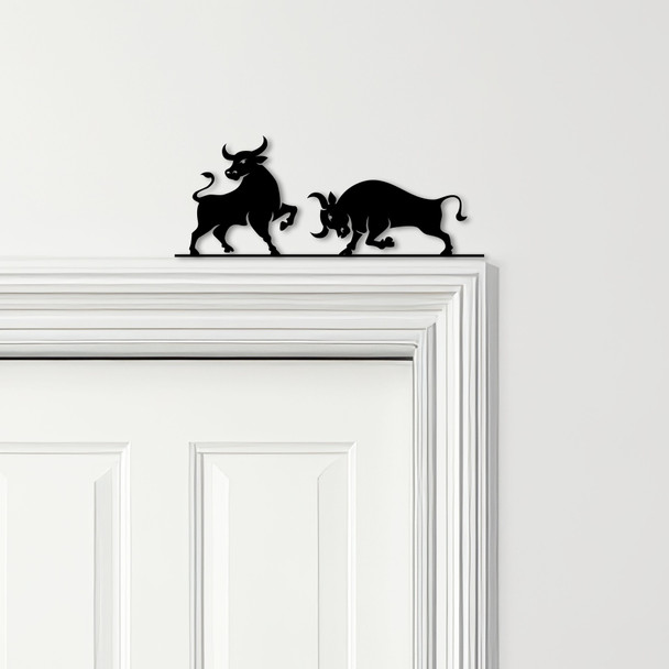 Door Topper Bulls Various Colours Top Of Door Frame Decorative Sign
