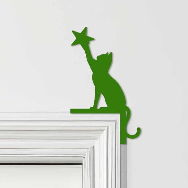 Door Topper Cat & Star Various Colours Top Of Door Frame Decorative Sign