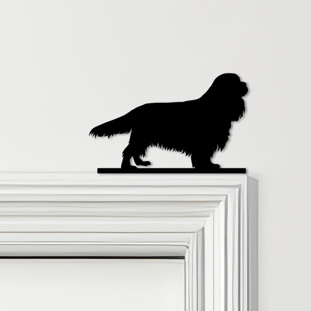 Door Topper Cavalier King Charles Spaniel Dog Various Colours Frame Decor Sign