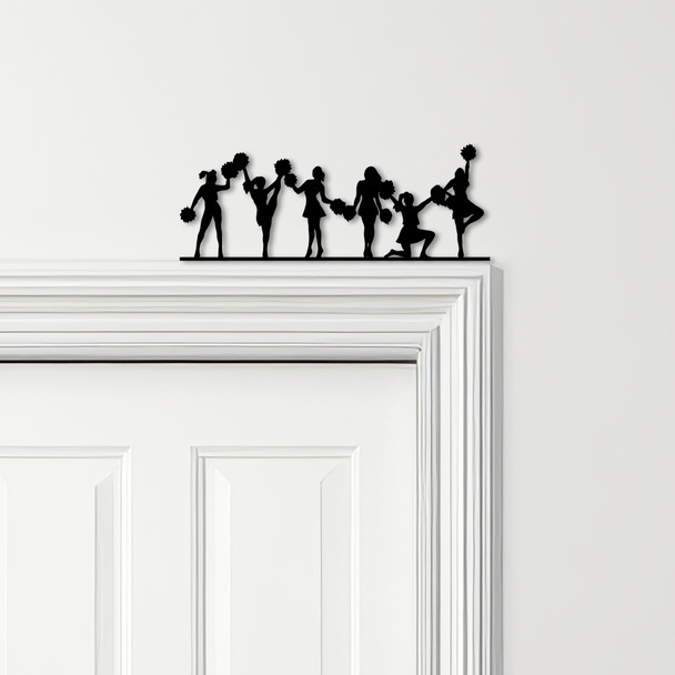 Door Topper Cheerleaders Various Colours Top Of Door Frame Decorative Sign