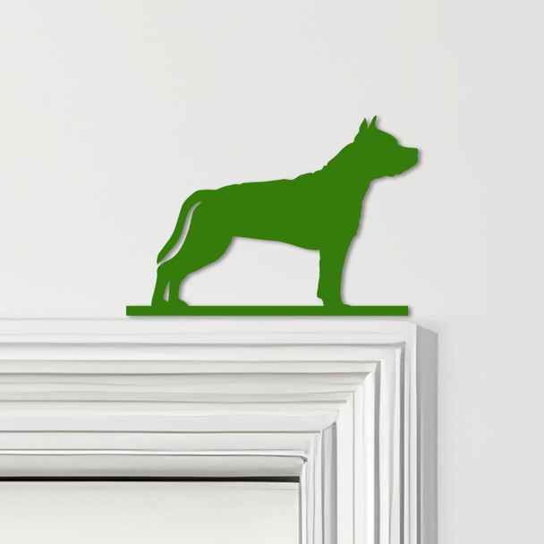 Door Topper American Staffordshire Terrier Dog Various Colours Decorative Sign