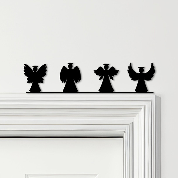 Door Topper Christmas Decor Angels Various Colours Top Of Door Decorative Sign