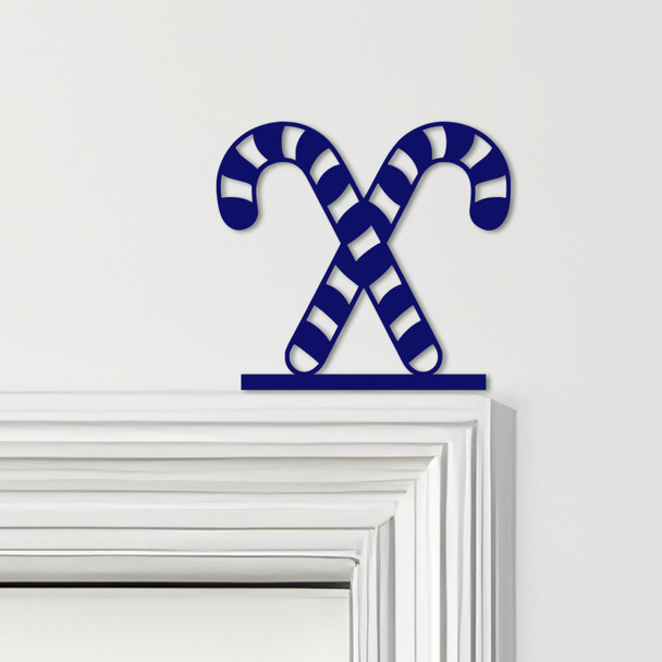 Door Topper Christmas Decor Candy Canes Various Colours Decorative Sign