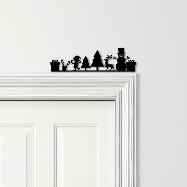 Door Topper Christmas Decor Characters Various Colours Decorative Sign