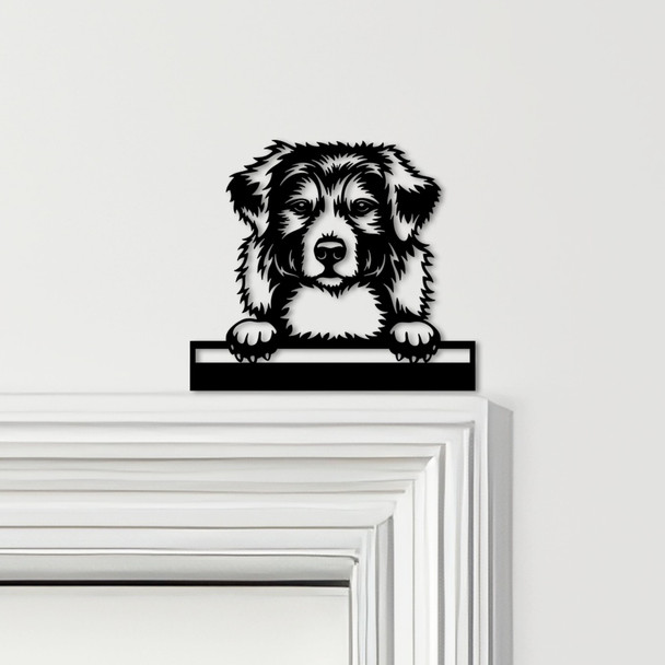 Door Topper Australian Shepherd Dog Various Colours Top Of Door Decorative Sign