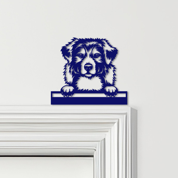 Door Topper Australian Shepherd Dog Various Colours Top Of Door Decorative Sign