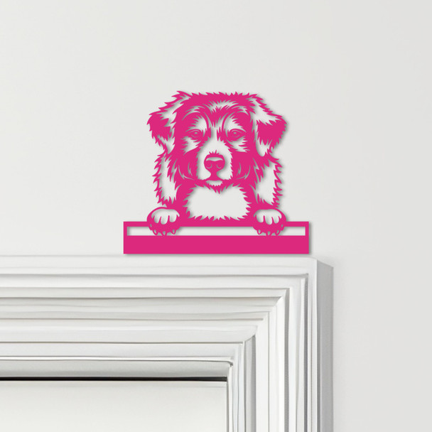 Door Topper Australian Shepherd Dog Various Colours Top Of Door Decorative Sign