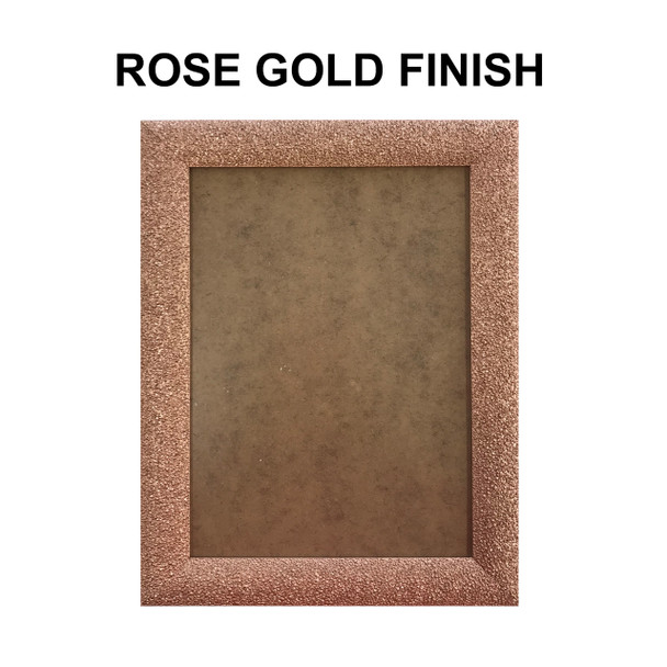 Chalk Style Blush Pink Rose and Gold Photo Guestbook Friends and Family Wedding Sign