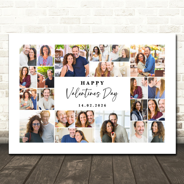 Photo Collage Personalised Gift For Valentine's Day 22-Photo Print Or Canvas
