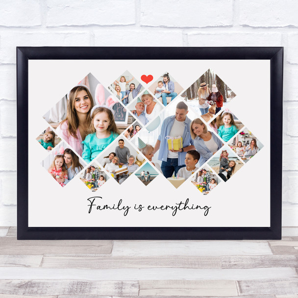 Photo Collage 16-Photo Family Is Everything Any Occasion Gift Print Or Canvas Photo Collage 16-Photo Family Is Everything Any Occasion Gift Print Or Canvas