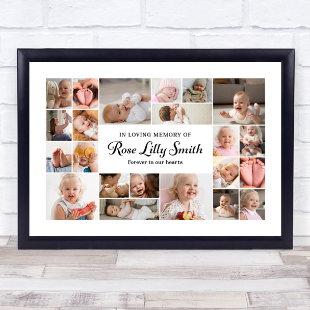 Photo Collage Kids Memorial Custom Gift For Anyone 22-Photo Print Or Canvas