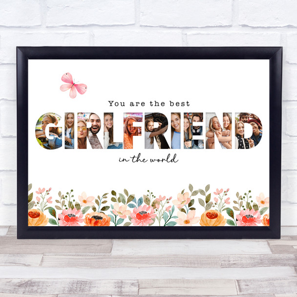 Photo Collage Floral 10-Photo Gift For Girlfriend Any Occasion Print Or Canvas Photo Collage Floral 10-Photo Gift For Girlfriend Any Occasion Print Or Canvas