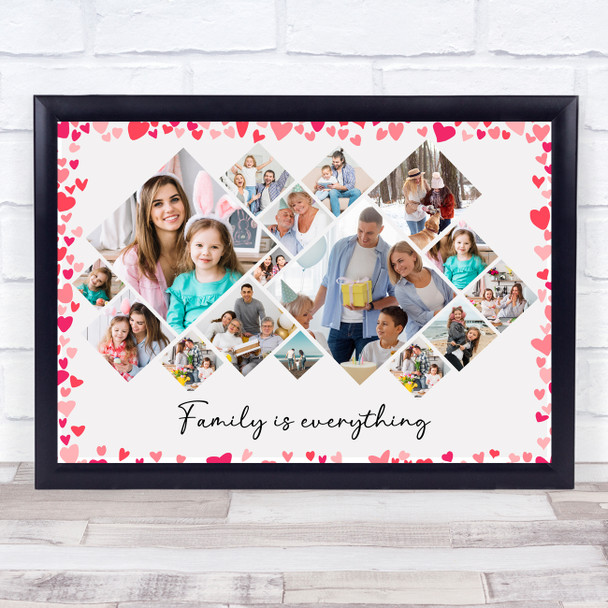 Photo Collage 16-Photo Family Is Everything Frame Any Occasion Gift Print Canvas Photo Collage 16-Photo Family Is Everything Frame Any Occasion Gift Print Canvas