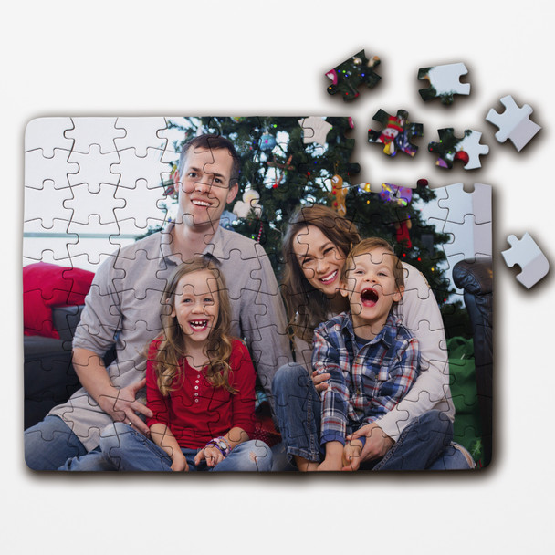 FREE WITH ORDERS OVER £30! - Any Photo Your Photo Custom Gift Family Christmas Custom Wood Jigsaw Puzzle