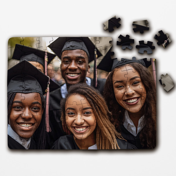 FREE WITH ORDERS OVER £30! - Any Photo Your Photo Custom Gift Graduation Personalised Wooden Jigsaw Puzzle FREE WITH ORDERS OVER £30! - Any Photo Your Photo Custom Gift Graduation Personalised Wooden Jigsaw Puzzle
