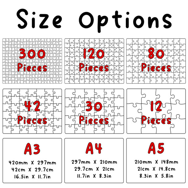 FREE WITH ORDERS OVER £30! - Any Initial Cute Red Hair Gift For Girls Personalised Wooden Jigsaw Puzzle