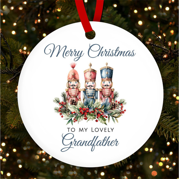FREE WITH ORDERS OVER £20! - Lovely Grandfather Classic Nutcrackers Custom Christmas Tree Ornament Decoration