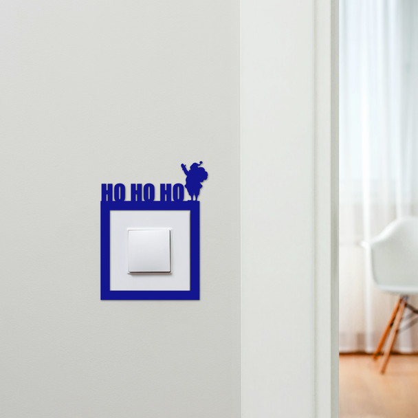 Light Switch Surround Ho Ho Ho Santa Claus Christmas Decor Switch Cover Frame