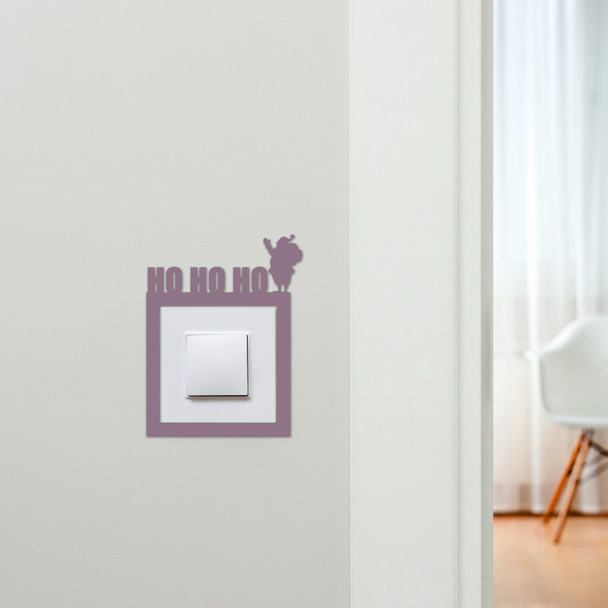 Light Switch Surround Ho Ho Ho Santa Claus Christmas Decor Switch Cover Frame