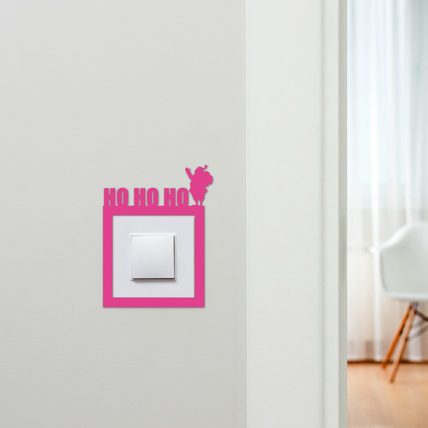 Light Switch Surround Ho Ho Ho Santa Claus Christmas Decor Switch Cover Frame