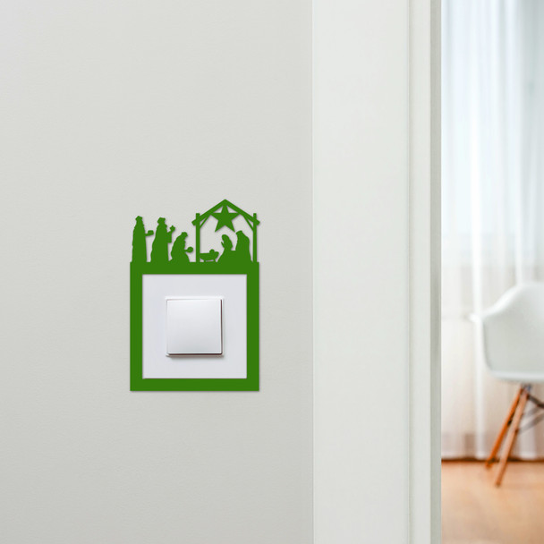 Light Switch Surround Nativity Scene Christmas Decor Switch Plate Cover Frame