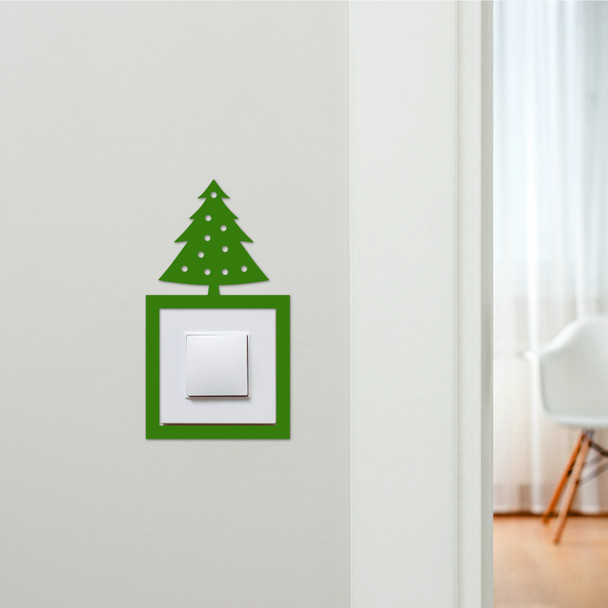 Light Switch Surround Christmas Decor Tree Decorative Switch Plate Cover Frame