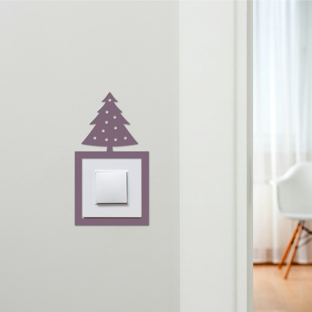 Light Switch Surround Christmas Decor Tree Decorative Switch Plate Cover Frame