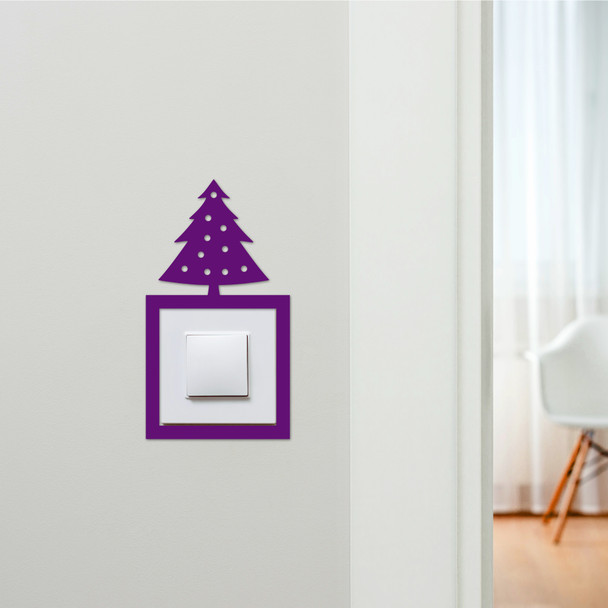 Light Switch Surround Christmas Decor Tree Decorative Switch Plate Cover Frame