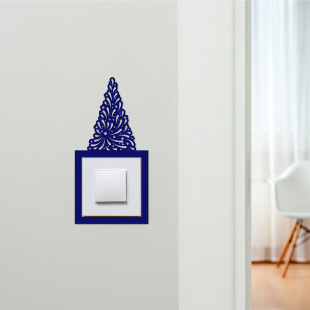 Light Switch Surround Christmas Decor Tree Baubles Decorative Switch Cover Frame