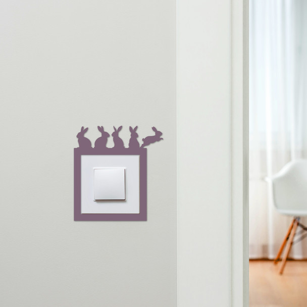 Light Switch Surround Easter Bunnies Rabbits Decorative Switch Plate Cover Frame