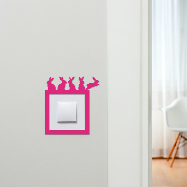 Light Switch Surround Easter Bunnies Rabbits Decorative Switch Plate Cover Frame