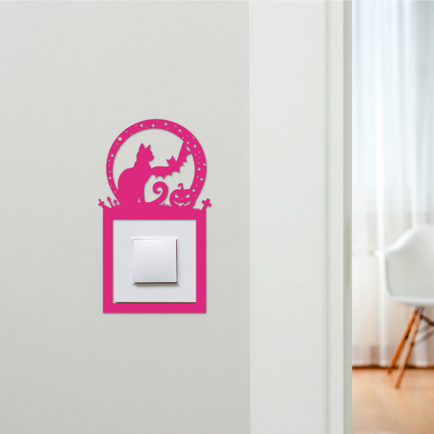 Light Switch Surround Halloween Decor Cat Decorative Switch Plate Cover Frame