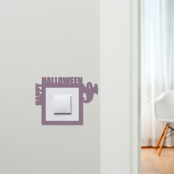 Light Switch Surround Happy Halloween Decor Ghost Decorative Switch Cover Frame