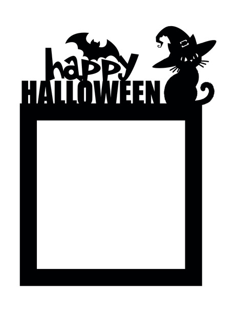 Light Switch Surround Happy Halloween Decor Cat Decorative Switch Cover Frame