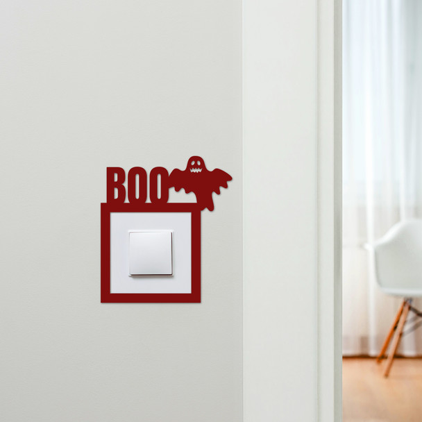 Light Switch Surround Boo Ghost Halloween Decor Switch Plate Cover Frame Light Switch Surround Boo Ghost Halloween Decor Switch Plate Cover Frame
