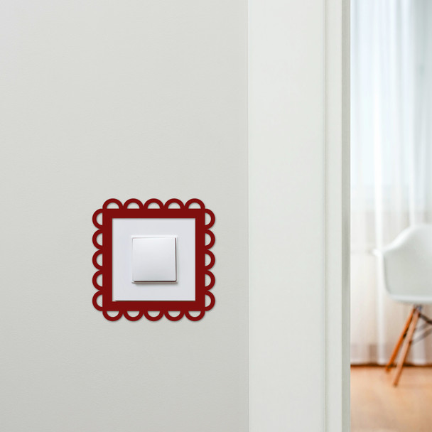 Light Switch Surround Geometric Frame Design 2 Decorative Switch Cover Frame