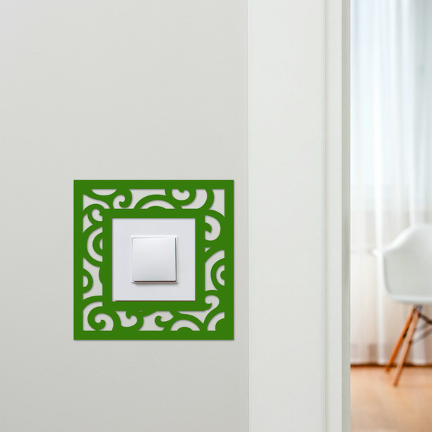 Light Switch Surround Abstract Geometric Design 7 Decorative Switch Cover Frame